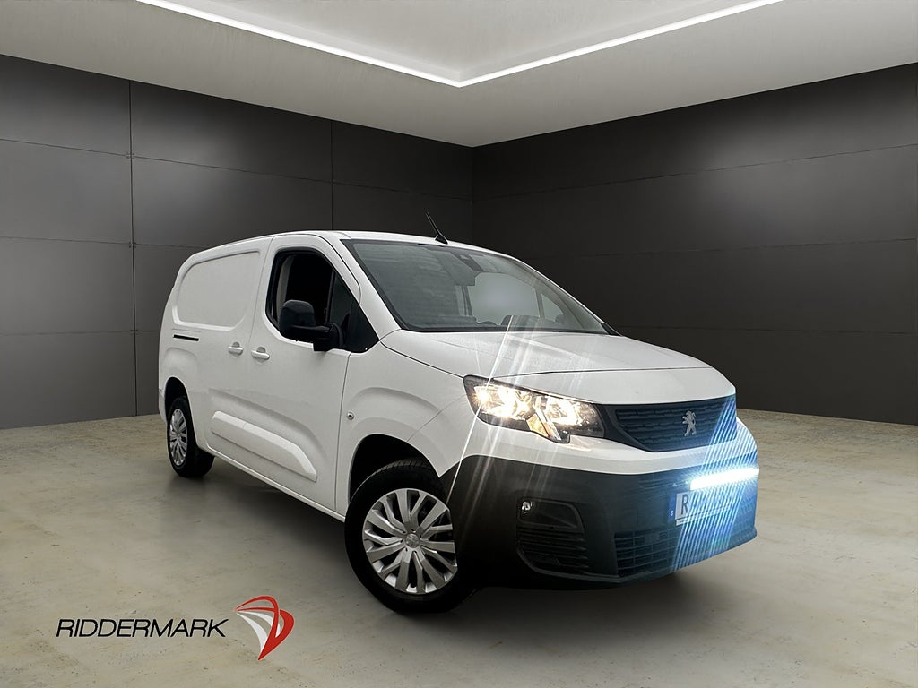 Peugeot Partner L2 Ny-Kamrem Värmare Drag B-Kam CARPLAY Moms