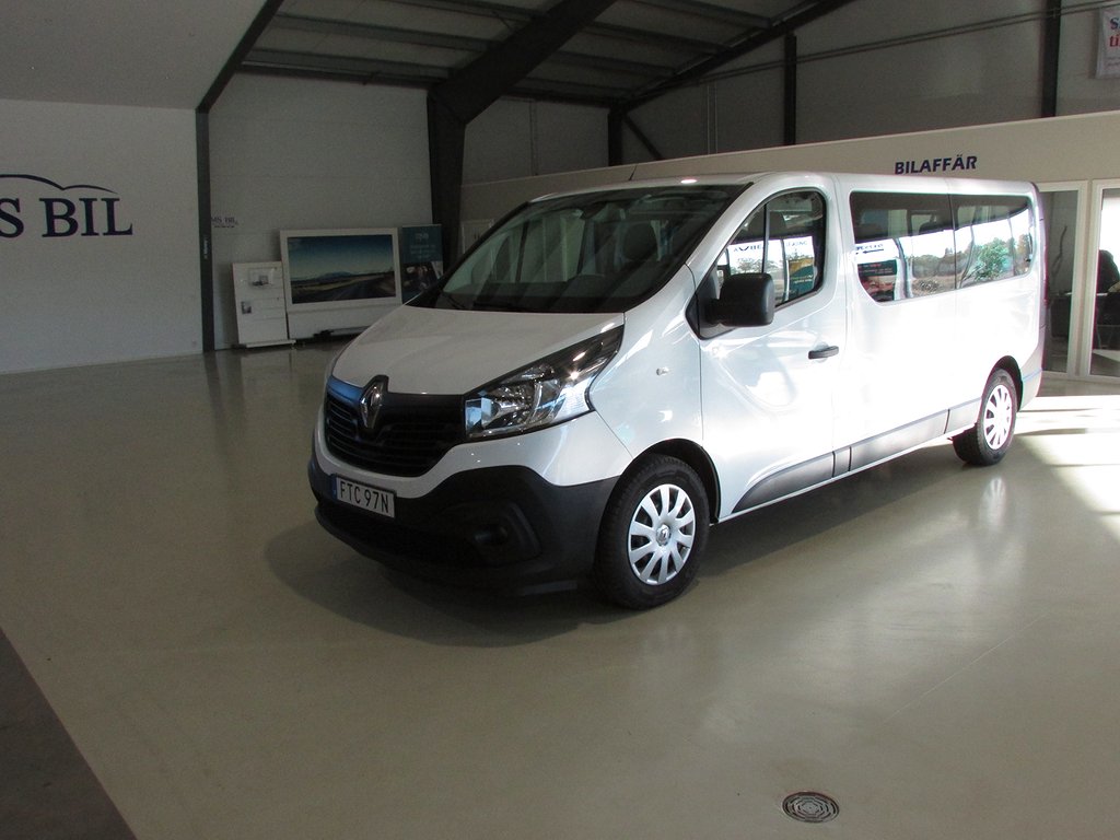 Renault trafic  2.7t 1.6 dCi Euro 6 9 SITS PASSENGER LÅNG 