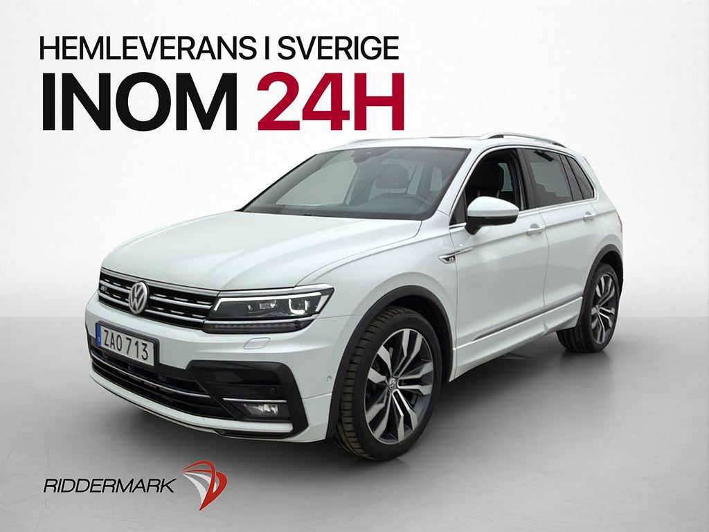 Volkswagen Tiguan GTS 2.0 TDI 4M D-Värm Pano 360° Skinn Drag