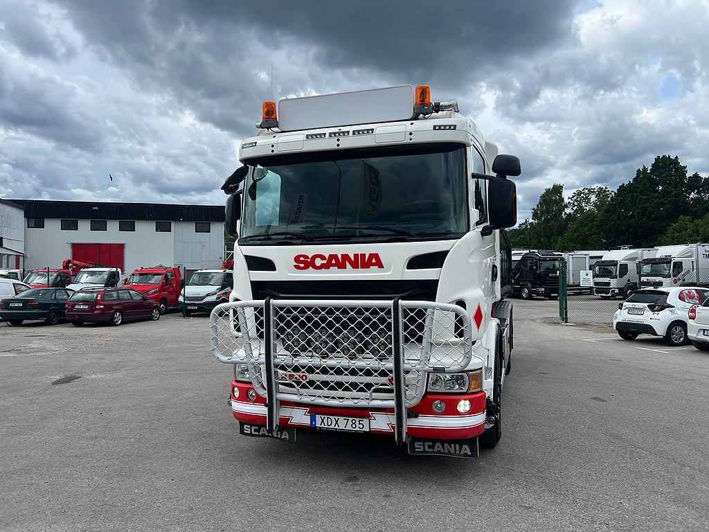 Scania R500 V8 6x2*4 Manuell Växellåda, Lastväxlare inkl flak