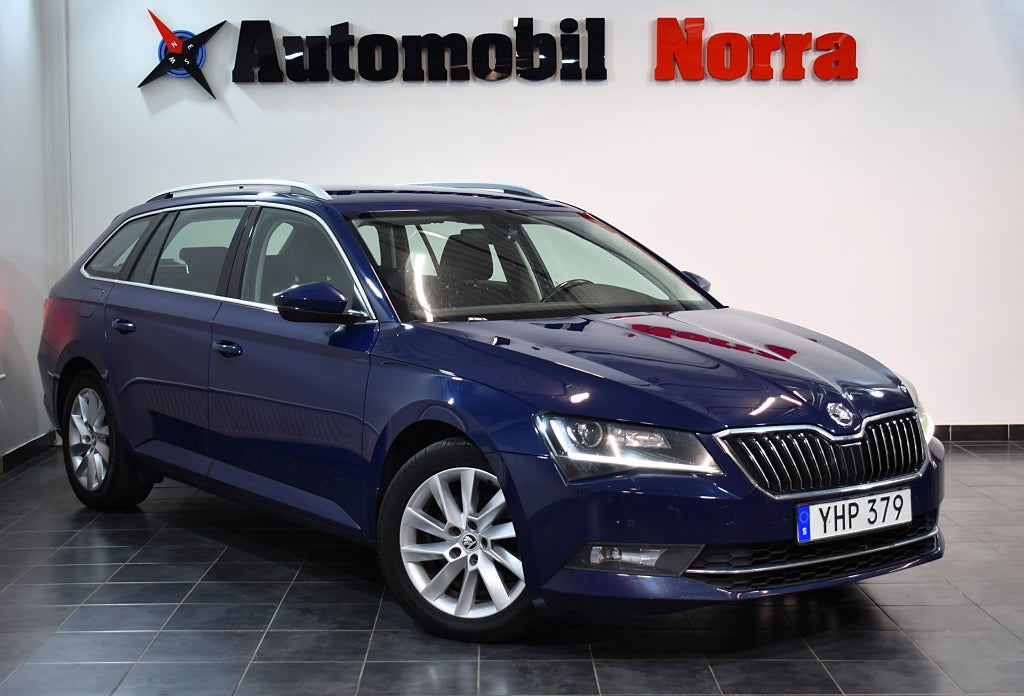 Skoda Superb Kombi 2.0 TDI 190hk Auto 3,99% Drag D-värmare Navi 