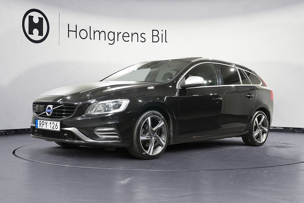 Volvo V60 2,65% ränta D4 Aut R-Design Polestar 200hk Taklucka Drag H K