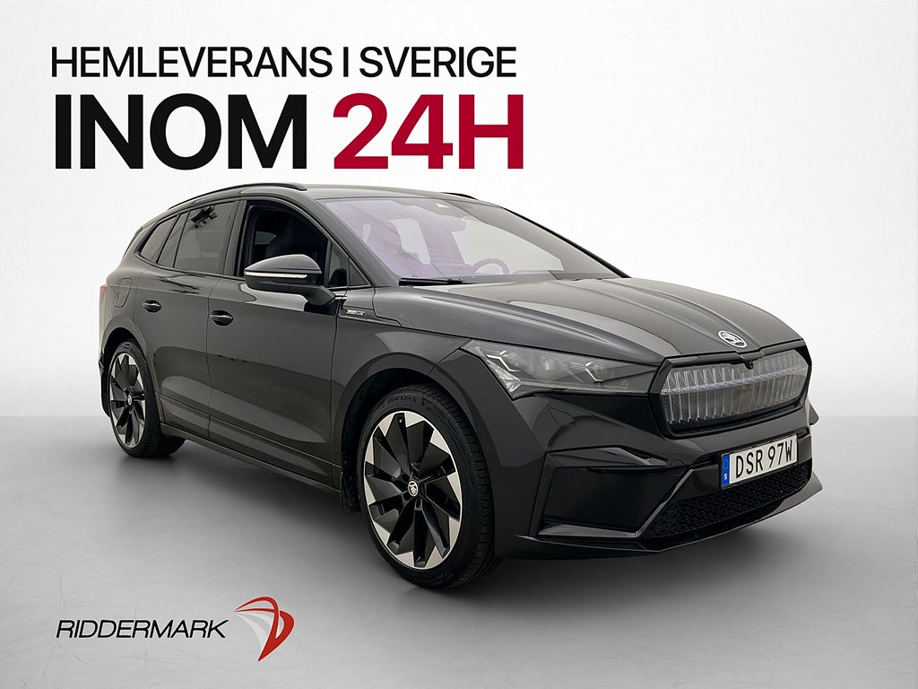 Skoda Enyaq 80x Sportline Crystal Drag Värmare 360° HUD MOMS