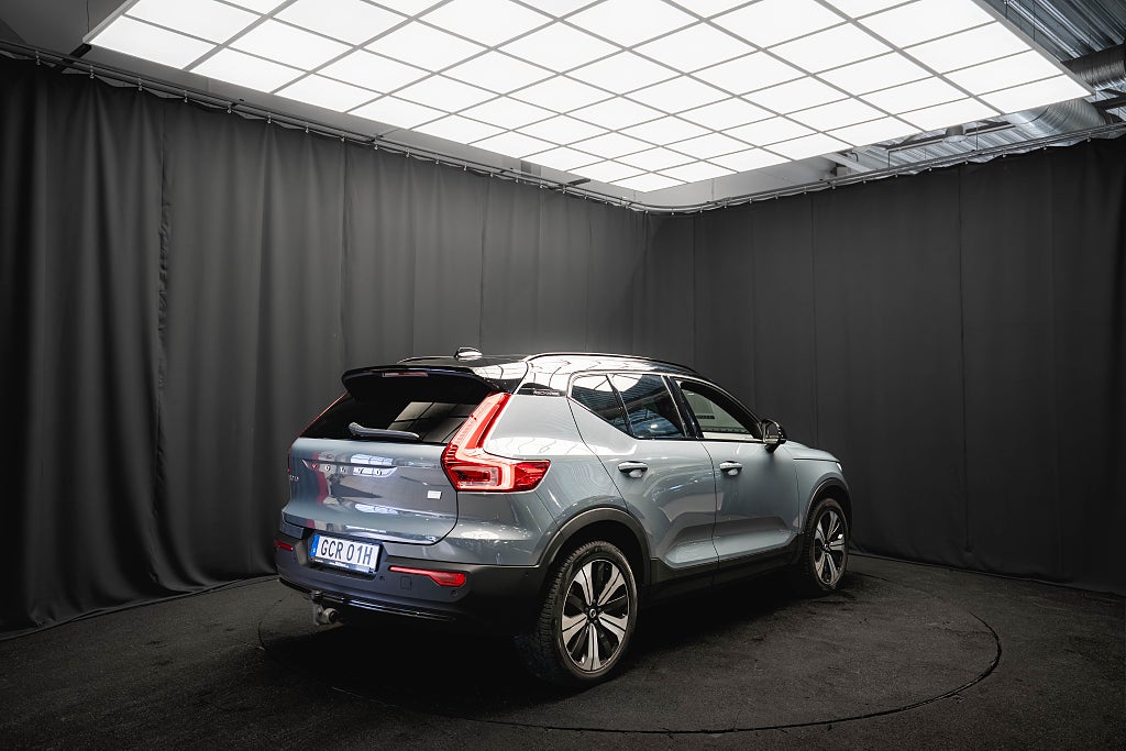 Volvo XC40 Recharge ULTIMATE DRAG PANO 360 H/K PILOT 95.6%SoH MOMS
