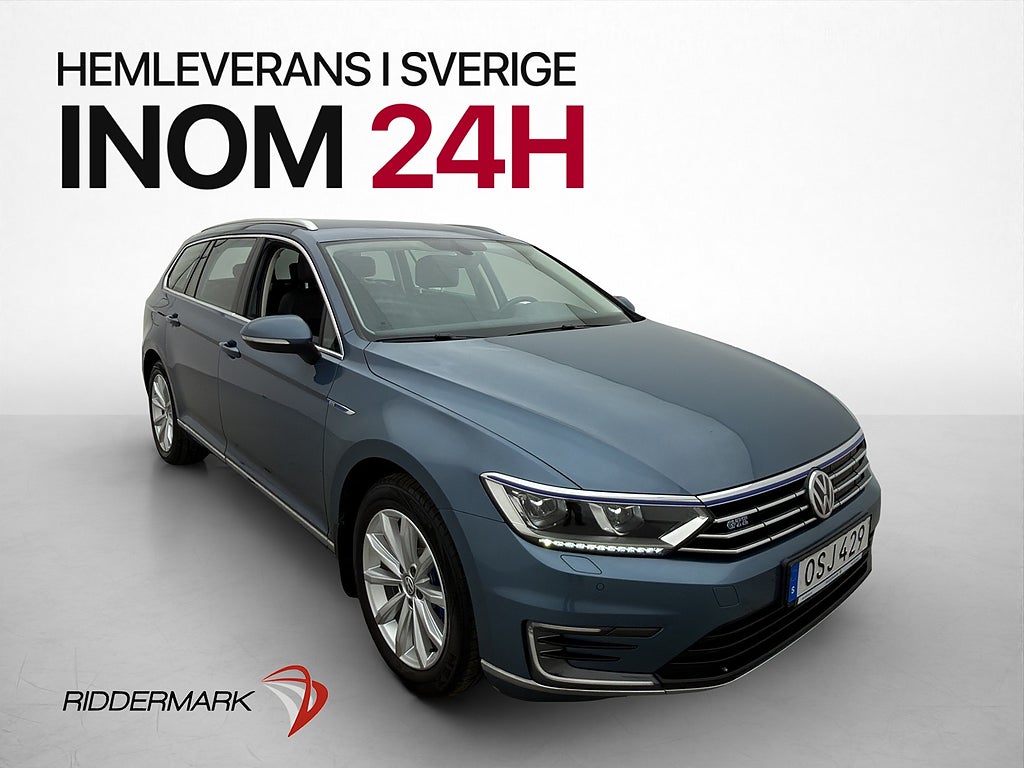 Volkswagen Passat GTE 218hk Värmare Kamera CarPlay Drag
