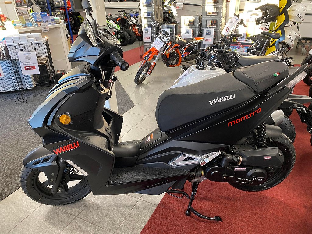 Viarelli Monztro – Klass 1 – Eu-moped - 45 km/h - 4-takt 