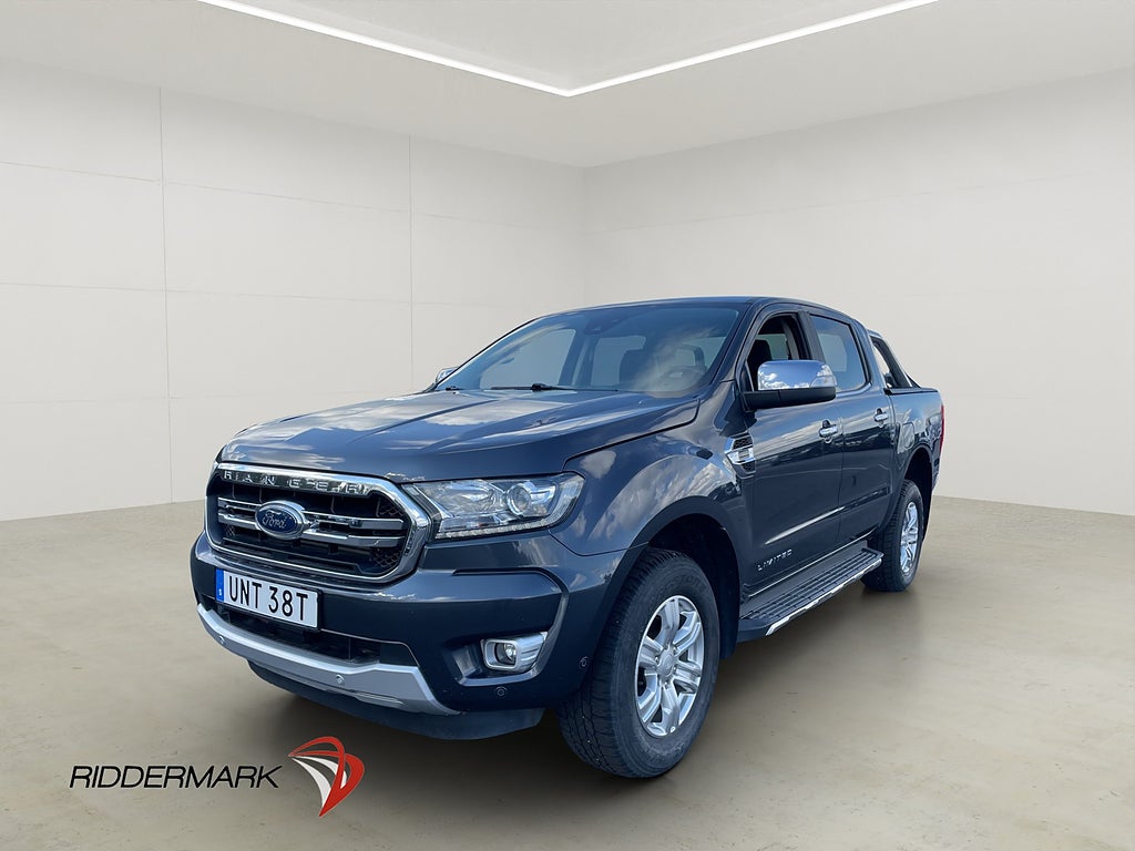 Ford ranger Limited 170hk 4x4 Värmare Diff Drag ALMECO Moms