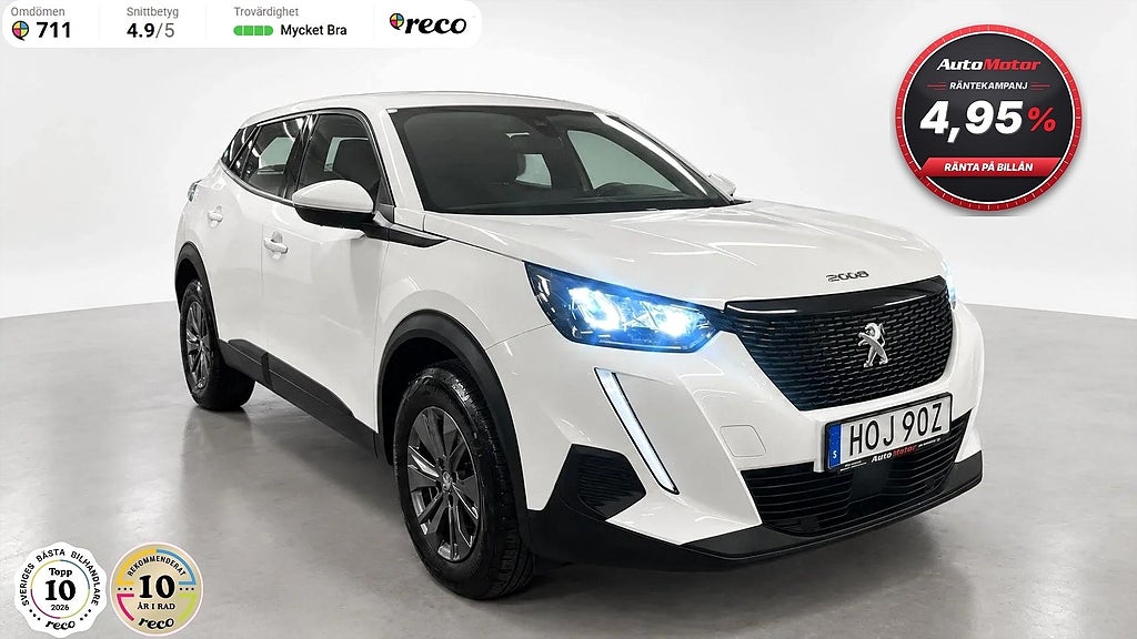 Peugeot 2008 1.2 PureTech 24 Månaders garanti  Automat 131hk Fullservad