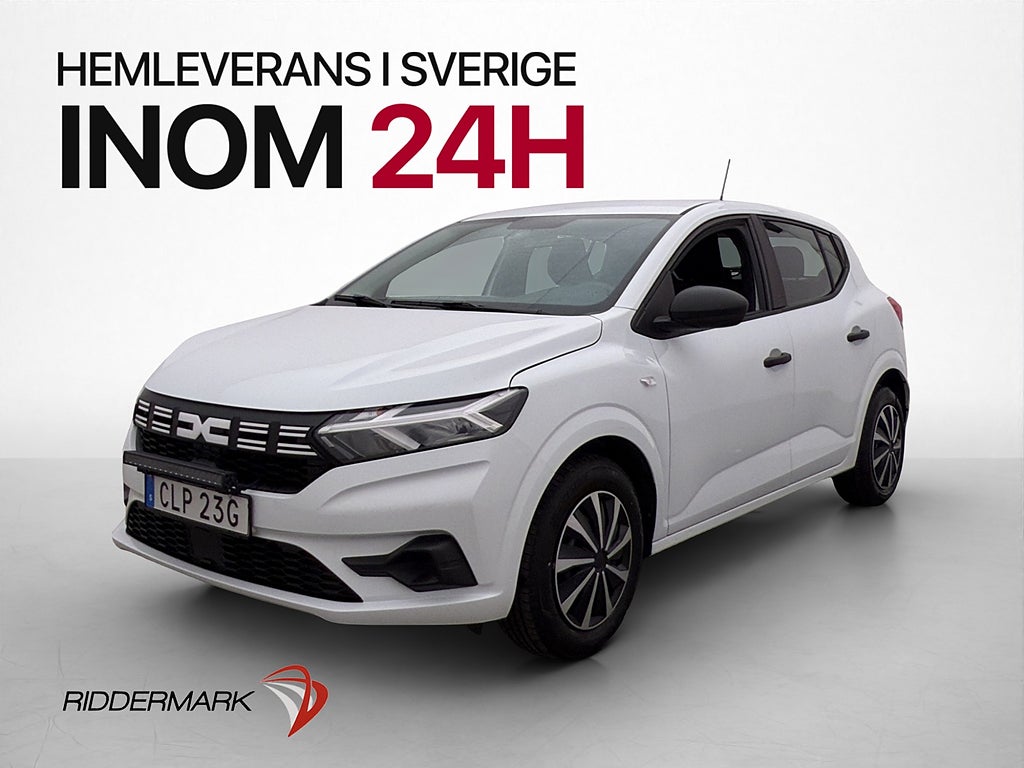 Dacia Sandero 1.0 TCe 91hk Extra ljus P-Sensorer Farthållare