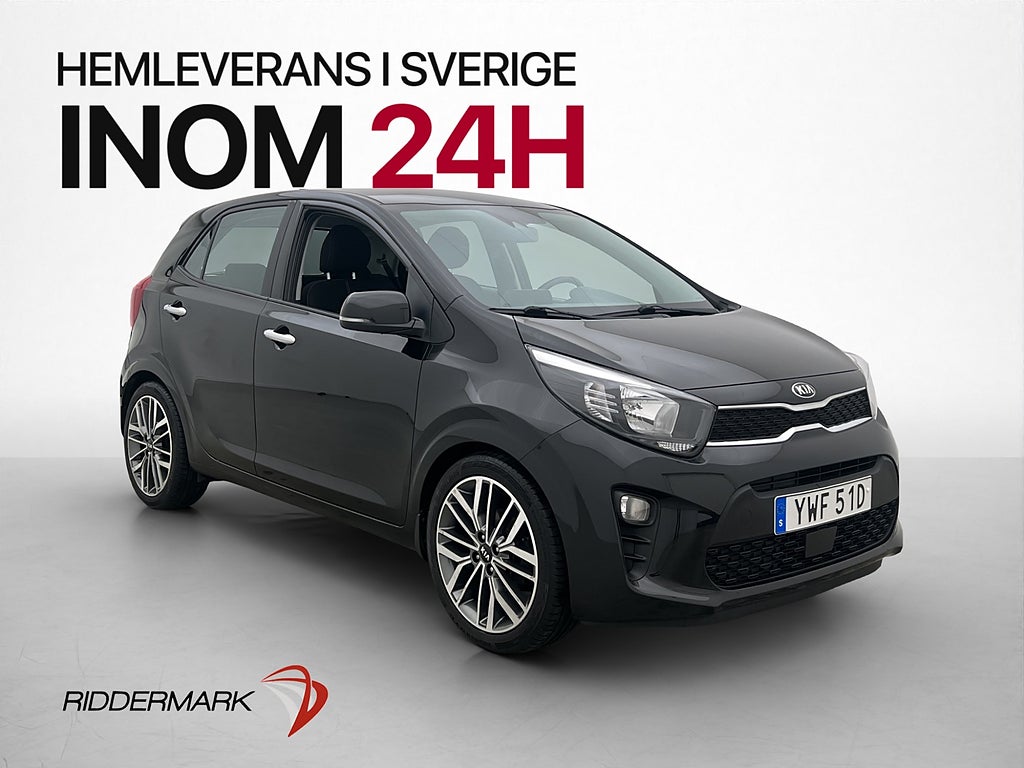 Kia Picanto 1.0 MPI 67hk Advance Kamera Rattvärme CarPlay