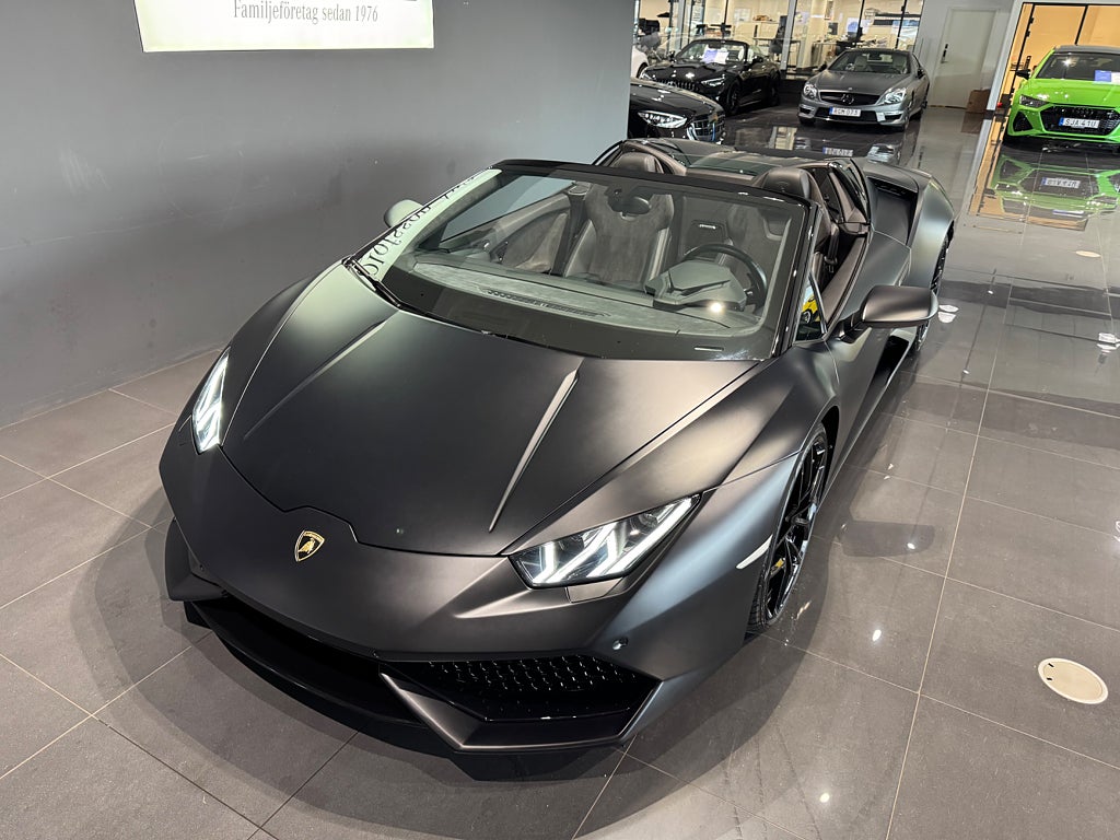 Lamborghini Huracán LP 610-4 Spyder Sportavgas Sensonum Lift - bild 14