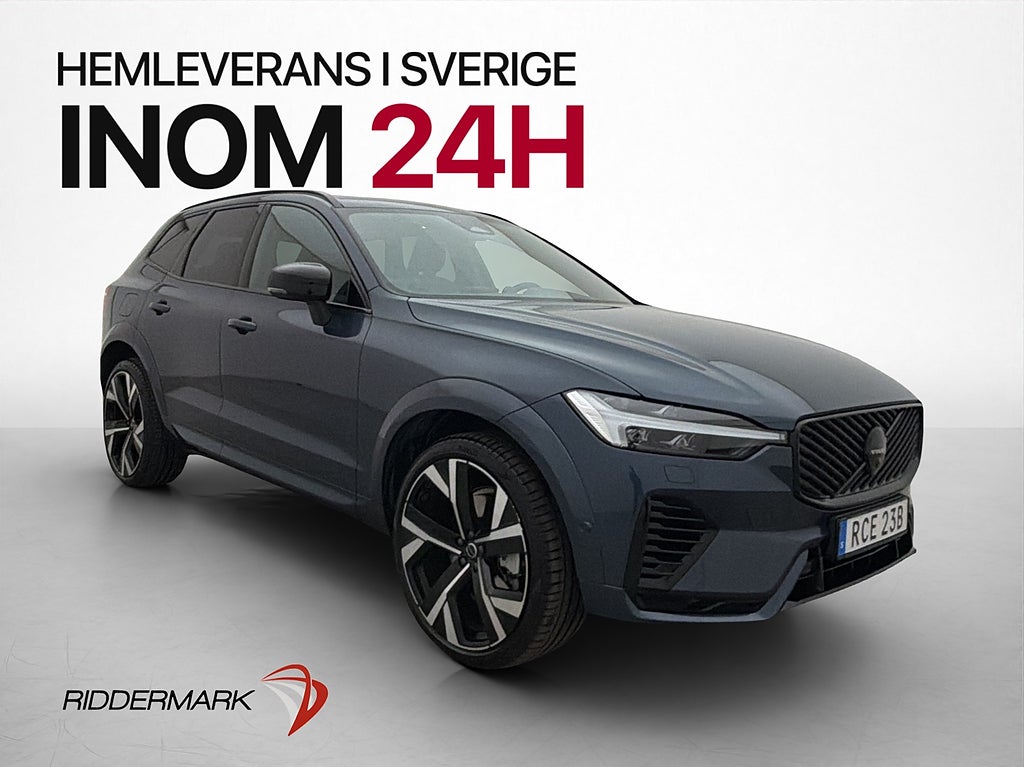 Volvo XC60 T6 AWD 350hk Plus Black Pano B&W HuD 360° Värmare