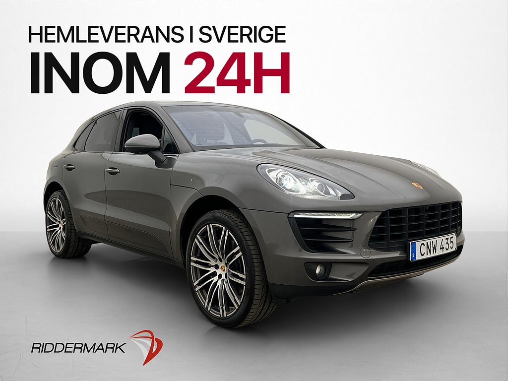 Porsche Macan S Diesel Pano Chrono BOSE 14-vägs 21" 258hk