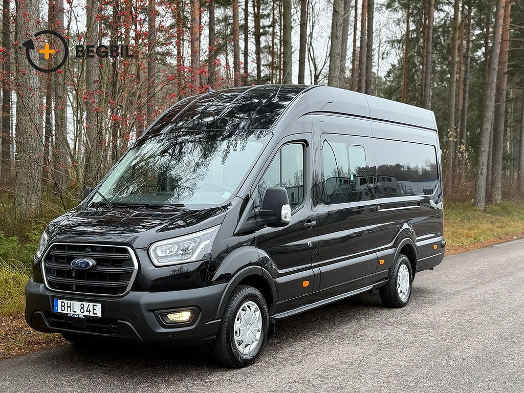 Ford Transit 350 Crew Van 2.0 TDCI AWD 170HK L4 I 5-Sits I Leasbar I Värmare 