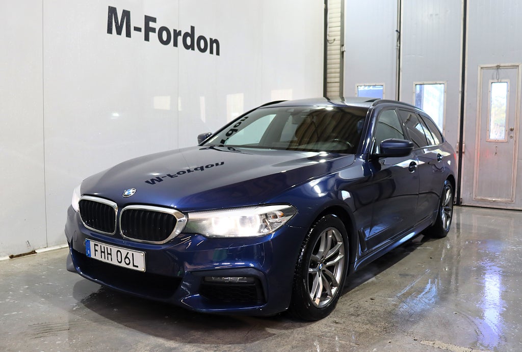 BMW 520d xDrive Touring Aut 190/M Sport/Pano/Drag/Cockpit/1ägare
