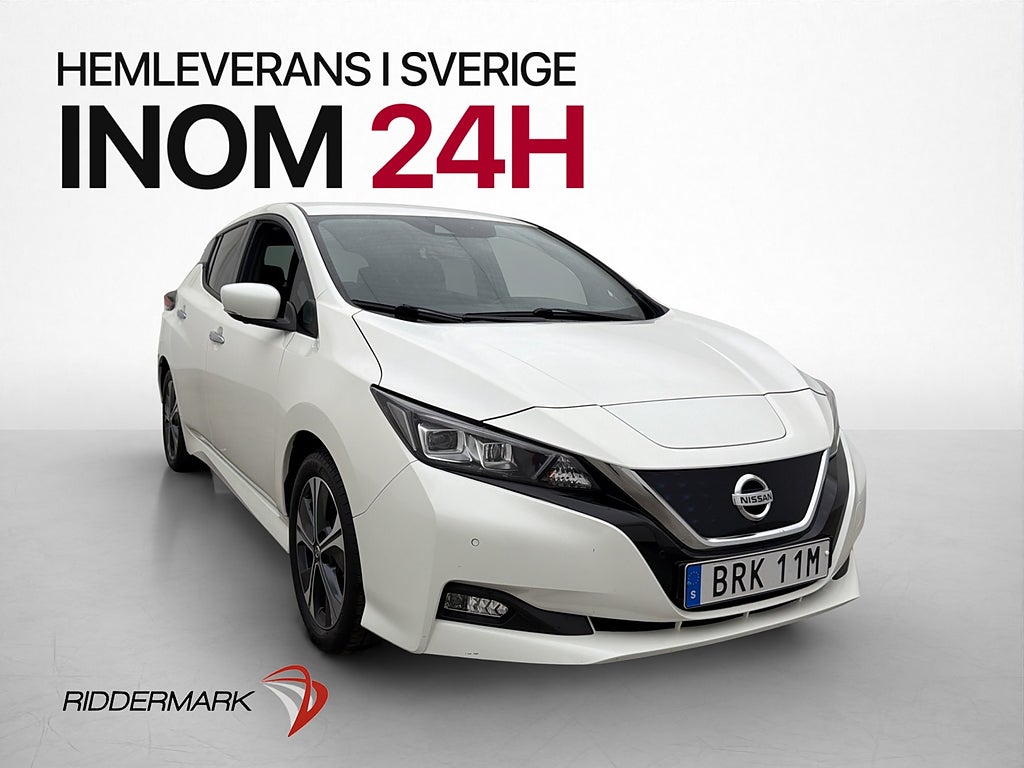 Nissan Leaf 150hk 40kWh N-Connecta 360° Navi Värmepump MOMS