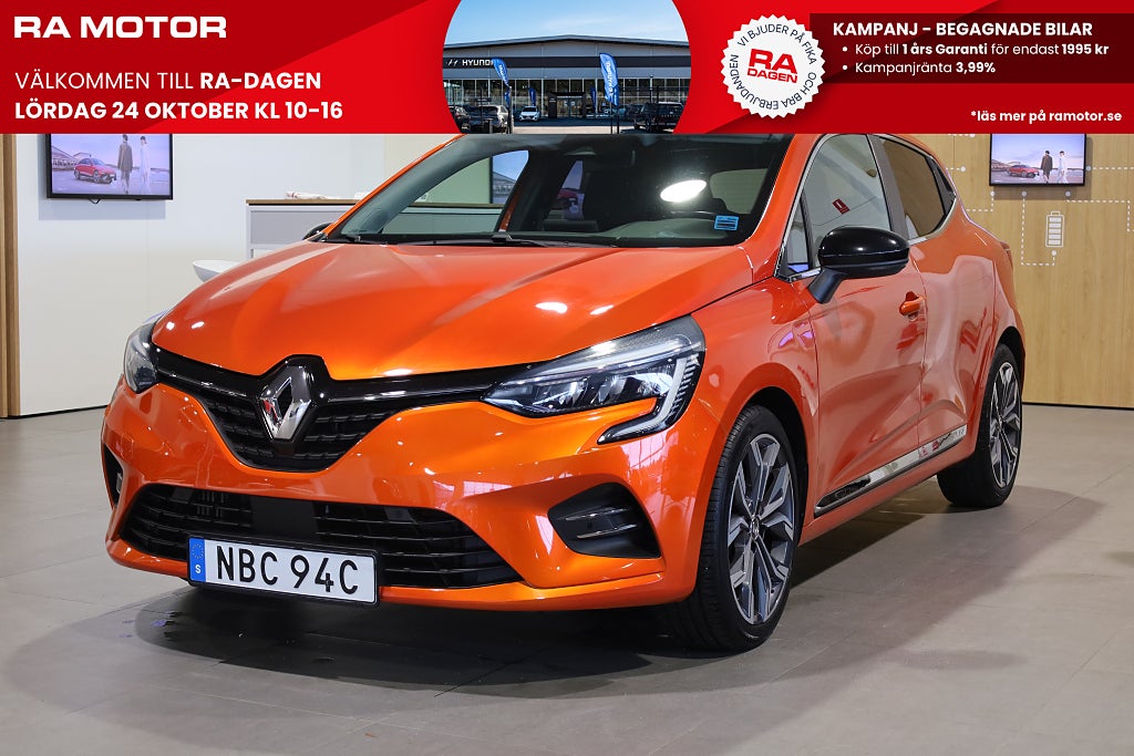 Renault Clio 1.0 TCe Intens Navi Kamera Keyless PDC Rattvärme 2021