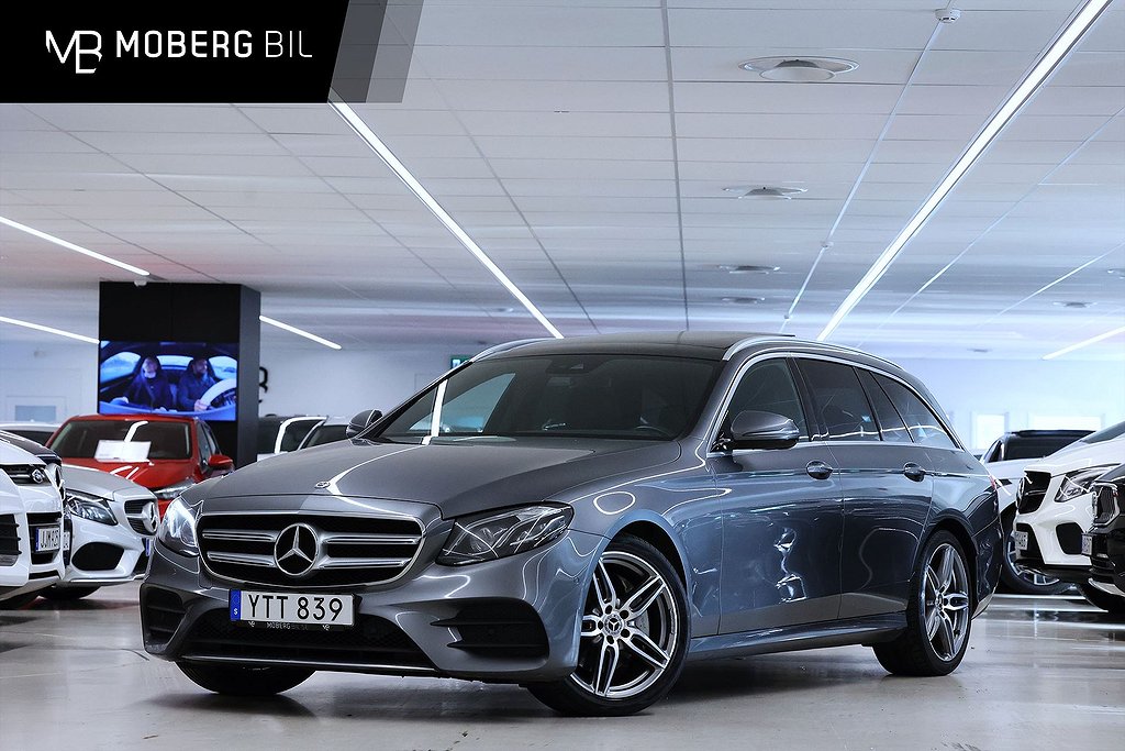 Mercedes-Benz E 220 d 4M 194hk AMG Burmester Pano Widescreen Drag