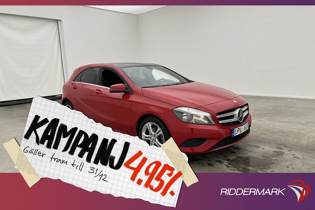 Mercedes-Benz A 200 156hk Urban Pano Halvskin 4,95% Ränta