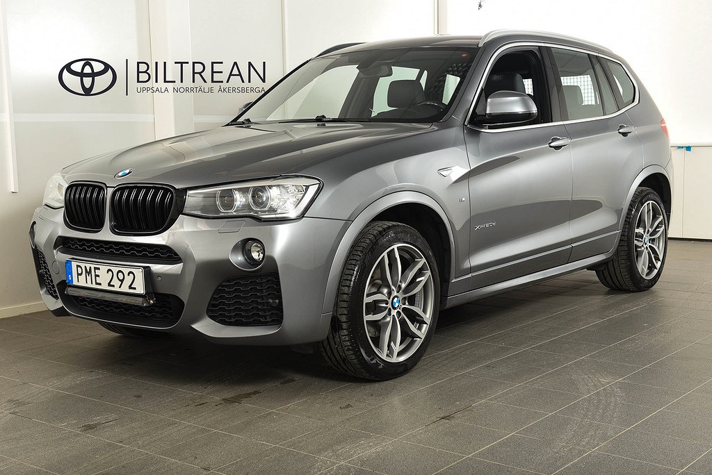 BMW X3 xDrive20d M Sport Drag värmare Navi 