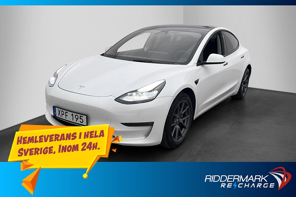 Tesla Model 3 Long Range AWD Autopilot Svensksåld MOMS