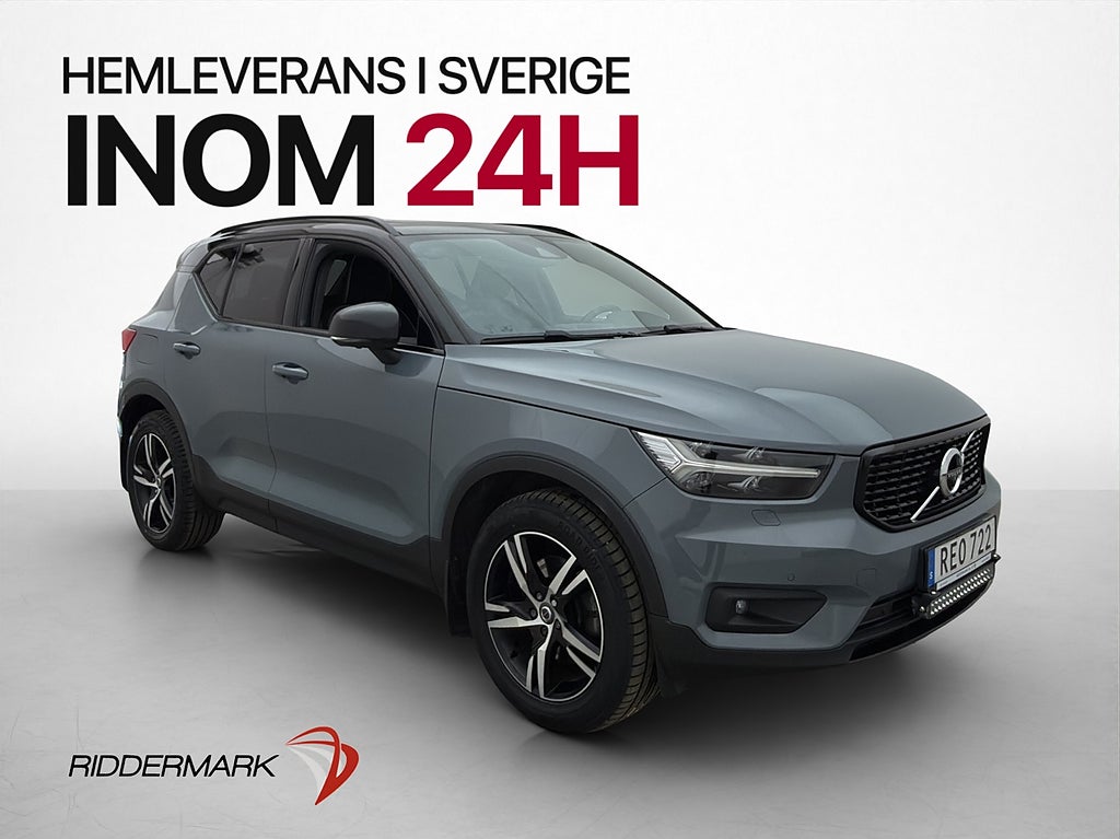 Volvo XC40 D4 AWD R-Design H/K Pano Värmare 360° Drag
