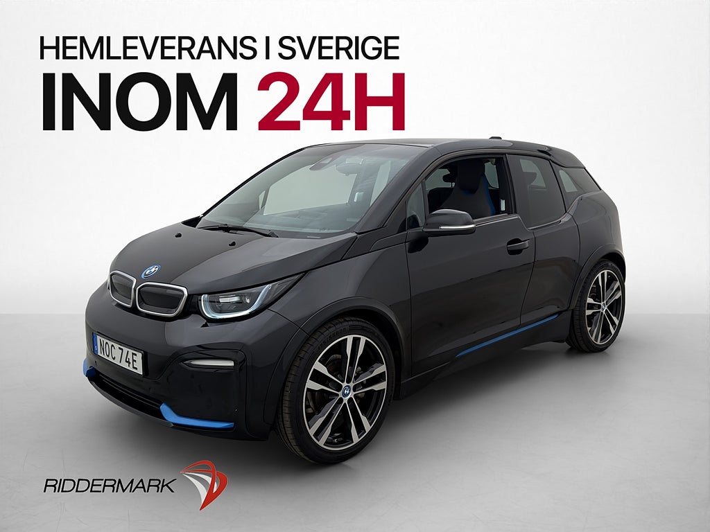 BMW i3s 120 Ah 183hk Comfort Advanced Värmepump Kamera Navi