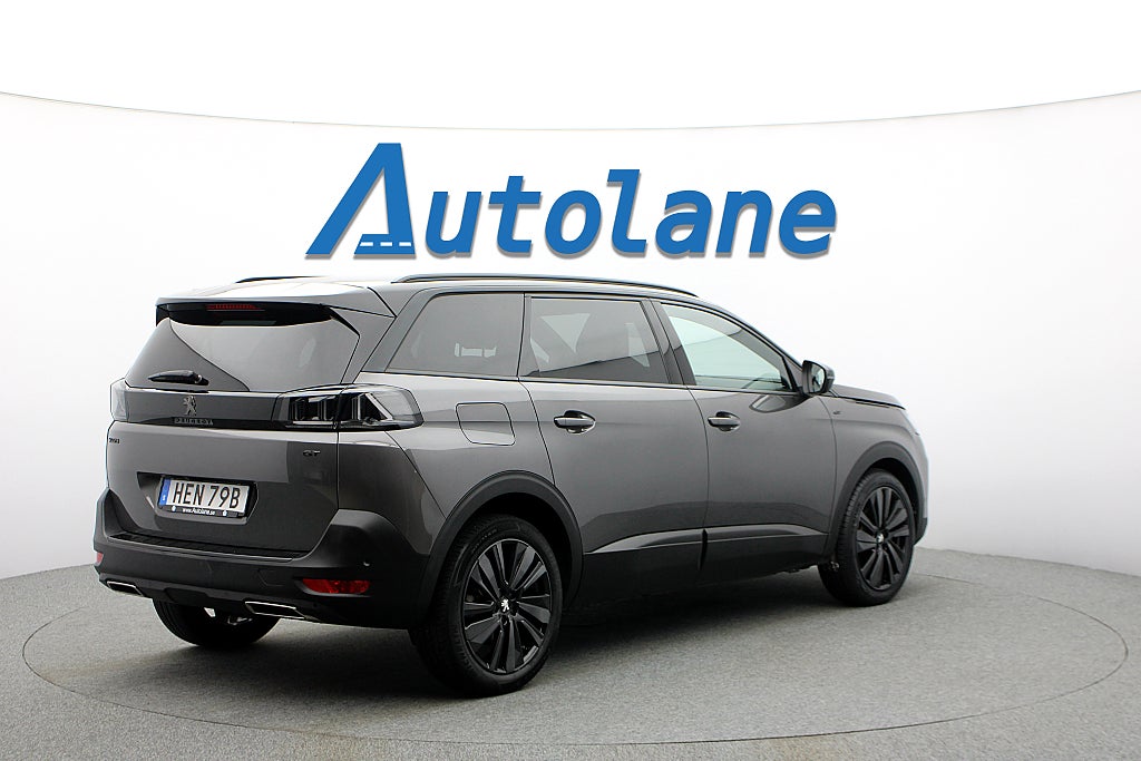 Peugeot 5008 1.2 PureTech GT-Line 7-sits B-kamera, Skinn, Drag 131hk