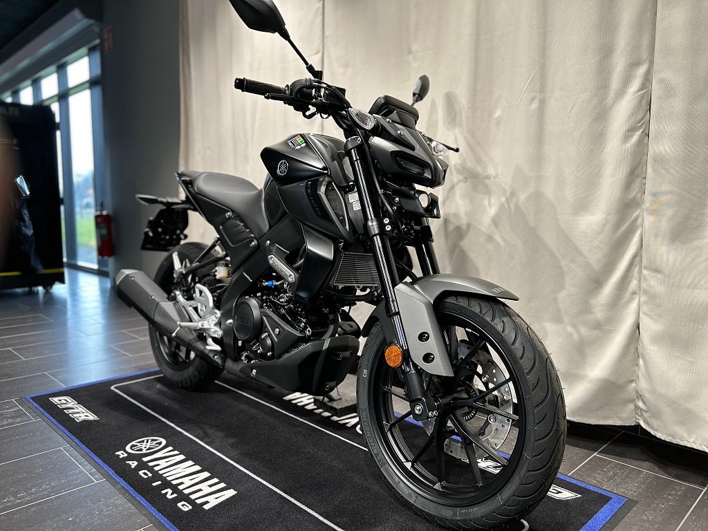 Yamaha MT125/Räntekampanj 3,45%/Tech Black/Omgående leverans!