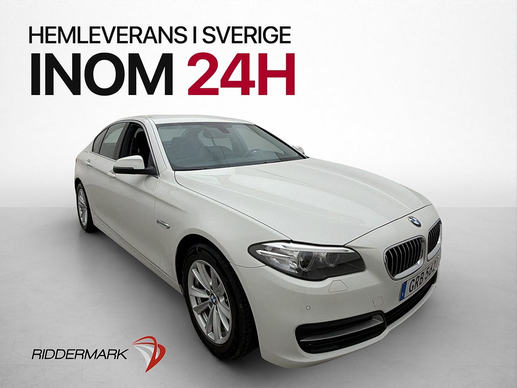 BMW 520d xDrive 190hk Värmare Förbr-0,45l/mil ISOFIX P-Sens