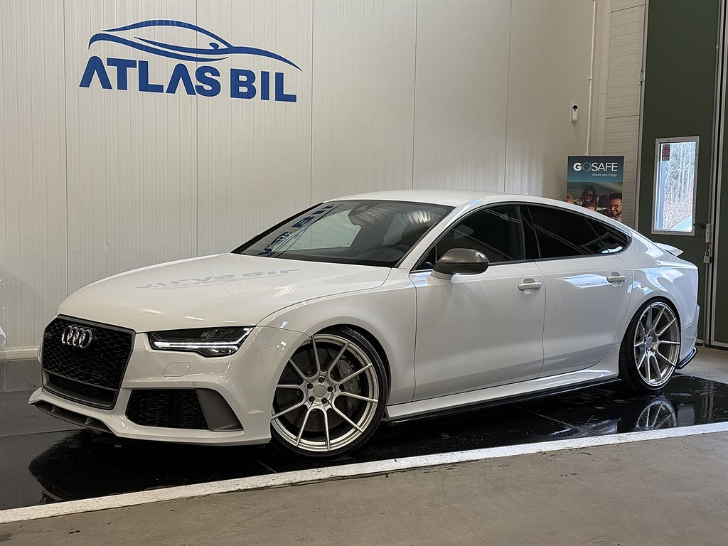 Audi RS7 Performance 4.0 V8 quattro 605hk Comfort|Svensksåld|Milltek|Carp