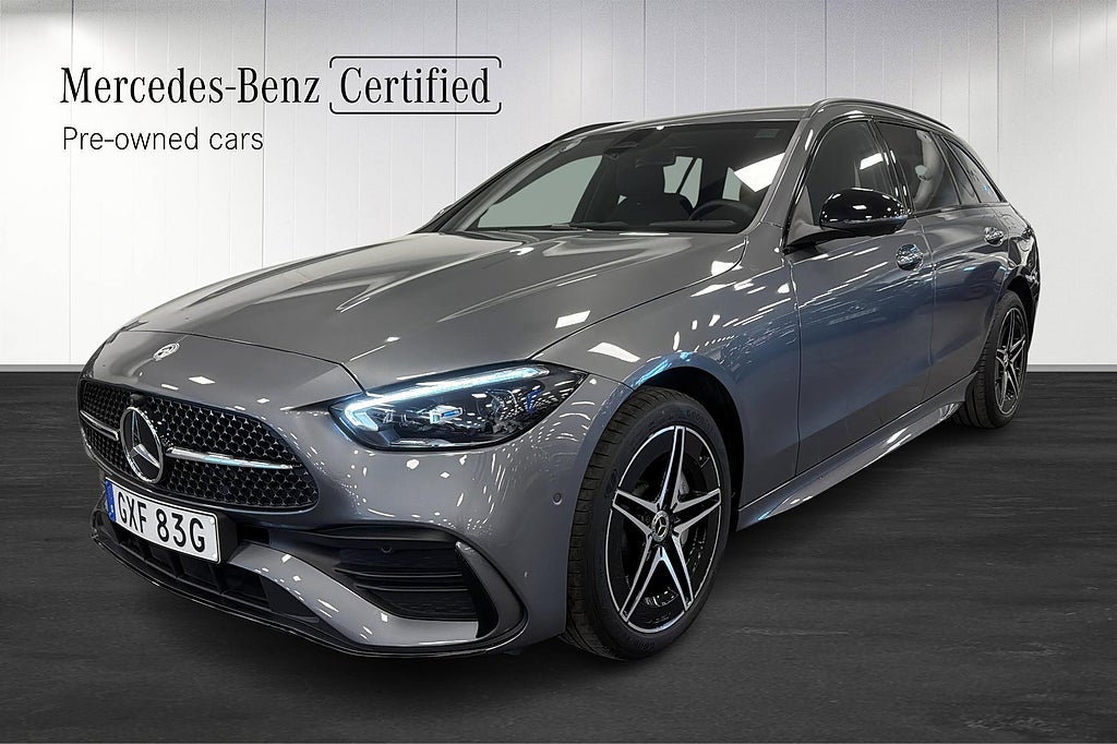 Mercedes-Benz C 300 e AMG Drag Distronic Minnestolar Keyless Rattvärme