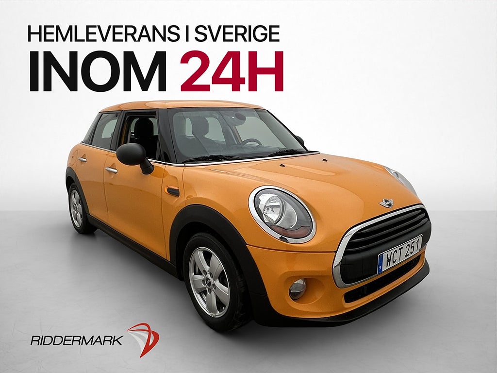 MINI One 5-dörrars Manuell 102hk Pepper Motorvärmare