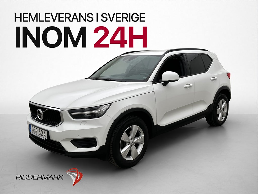 Volvo XC40 T3 163hk P-Värmare Kamera Navi Halvskinn VOC