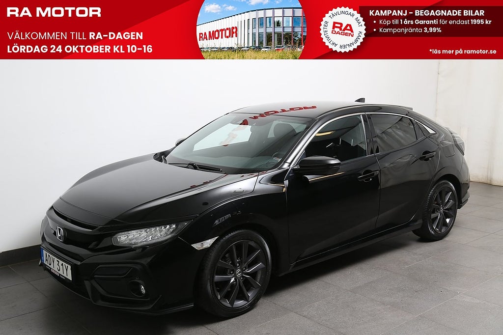 Honda Civic 1,0 126hk Elegance 5-dörrar Aut Navi Kamera 2021