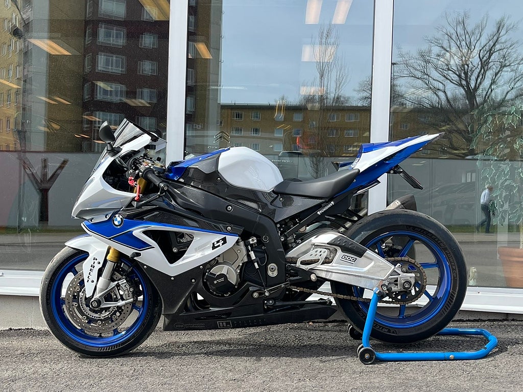 BMW Motorrad HP4 S1000RR Competition Nr 0016 Akrapovic Kolfiber Nya däck