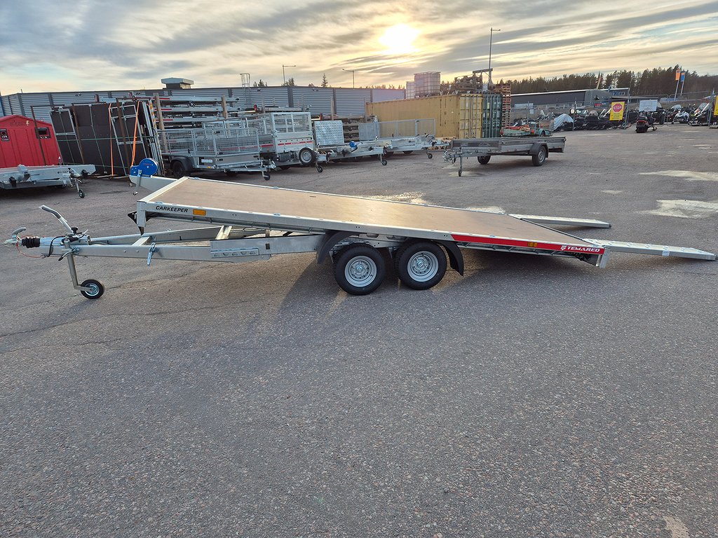 GAR Temared Carkeeper 4021/2 10" hjul 2700kg med tipp och ramper