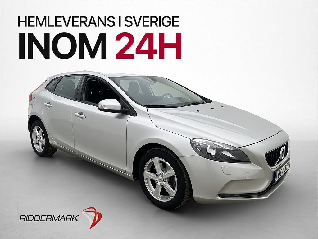 Volvo V40 Kinetic T2 122hk Bluetooth Två-Brukare 055.l/mil