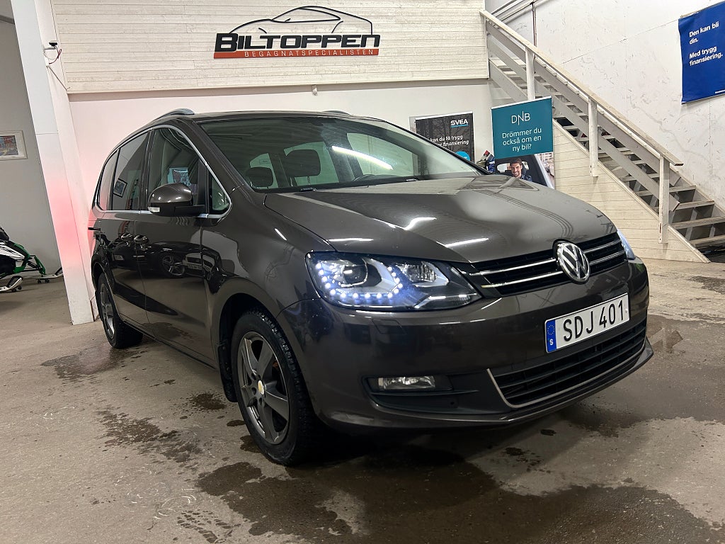 Volkswagen Sharan 7-sits 2.0 TDI 150 hk 4Motion D-Värm+Drag
