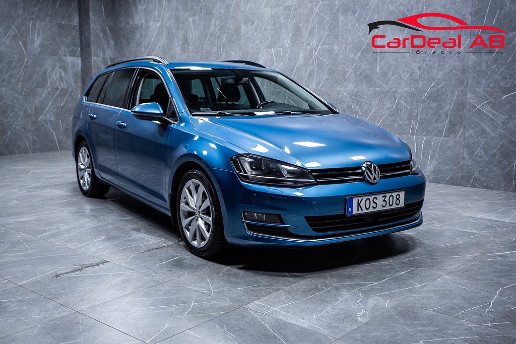 Volkswagen Golf 2.0 TDI BMT 150HK R-Line Backkamera Dragkrok