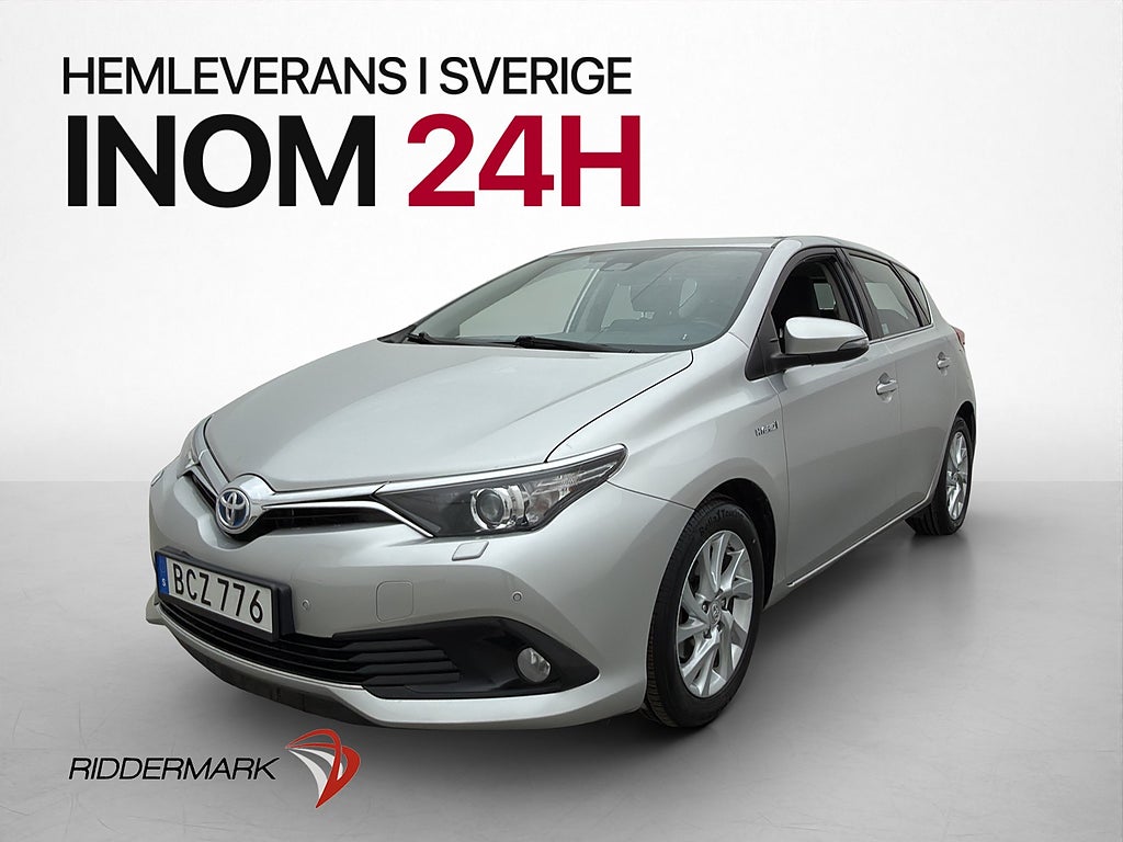 Toyota Auris Hybrid 136hk Active Kamera P-Sensorer 0,36L/Mil