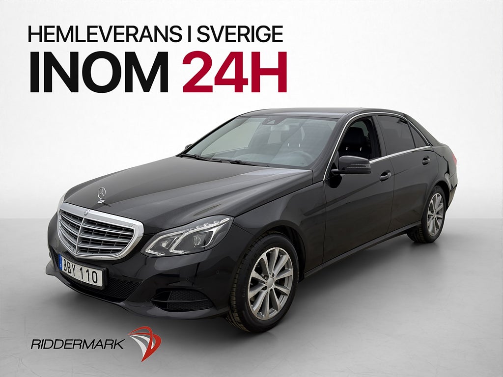 Mercedes-Benz E220 170hk P-Sensorer Navi Skinn Farthållare