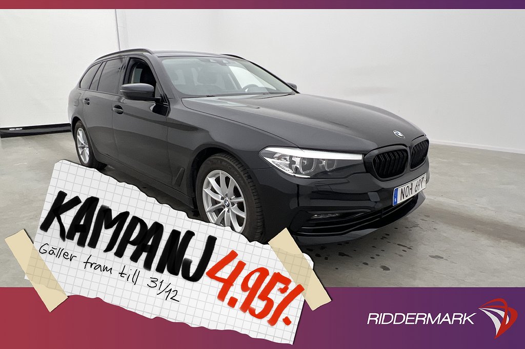 BMW 520 d 190hk xDrive Sport Line Skinn Nav 4,95% Ränta