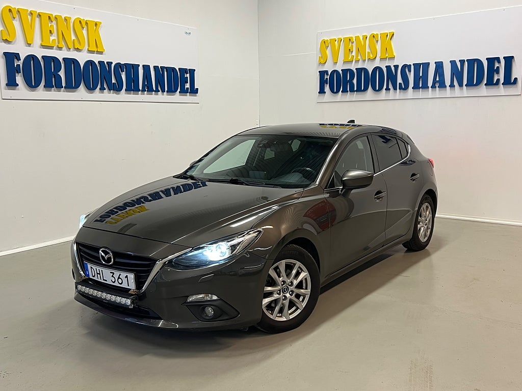 Mazda 3 Sport 2.2 SKYACTIV-D Automat Navi Farthållare Euro 6