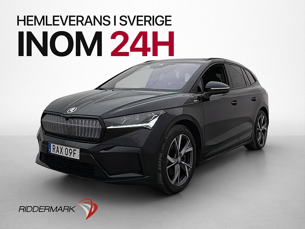 Skoda Enyaq 80x Sportline HuD Canton Kamera Drag Rattvärme
