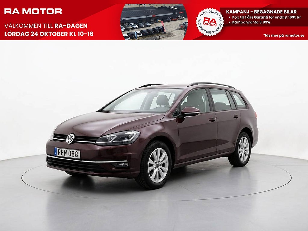 Volkswagen Golf I SC 1.6 TDI 116hk | D-värm | Drag | Backkamera | 2017
