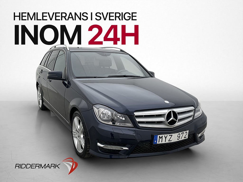 Mercedes-Benz C 200 T AMG Sport P-Sensor Halvskinn Farthåll