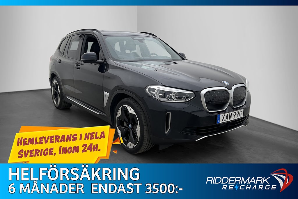 BMW iX3 286hk Charged Plus Panorama Dragkrok H/K 360° HUD