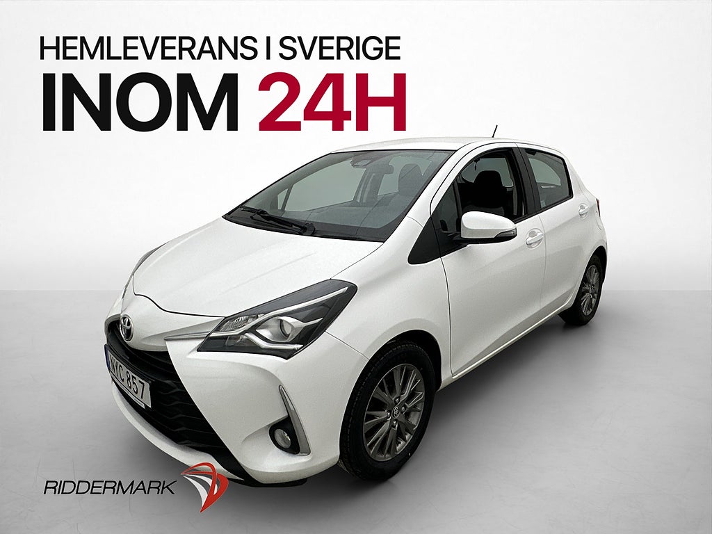 Toyota Yaris 1.5 Active Kamera 0,48l/mil Nybesiktigad ISOFIX