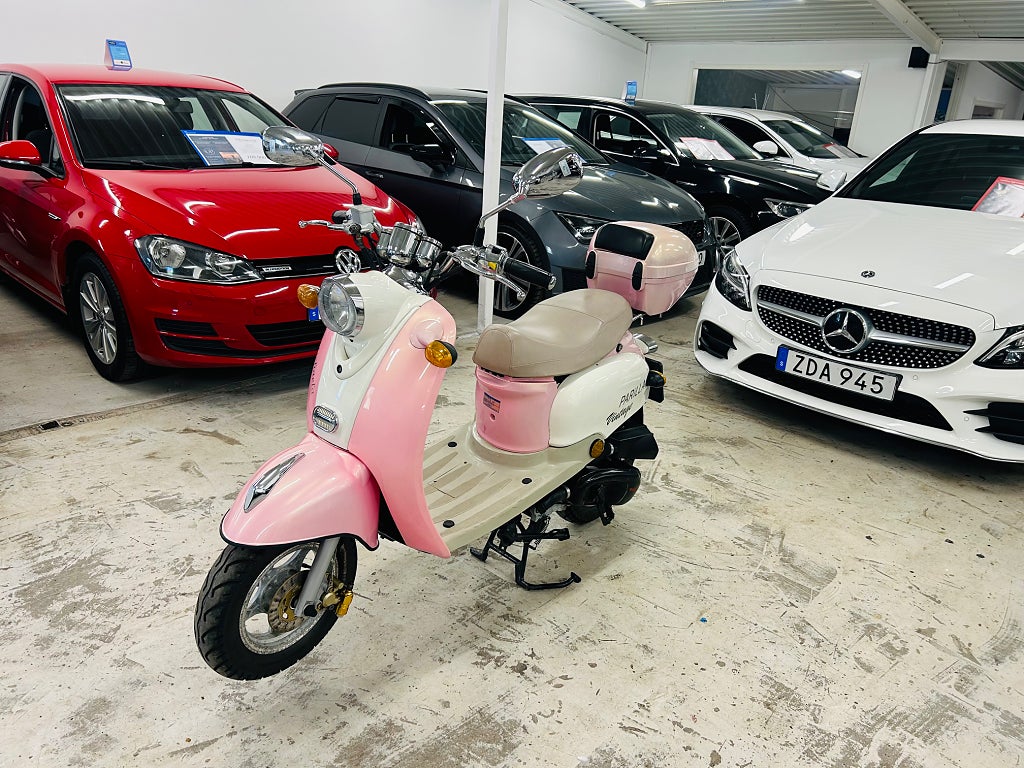 Baotian retro BT49QT-11D 0.05 CVT, Svensksåld, Lågmil